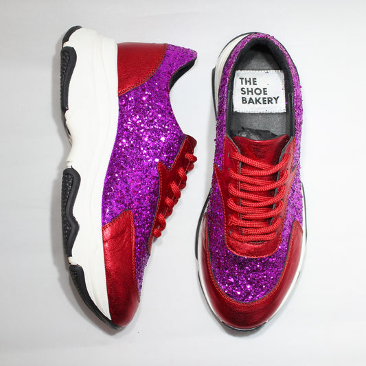 Poppy Sneaker - Magenta/Red