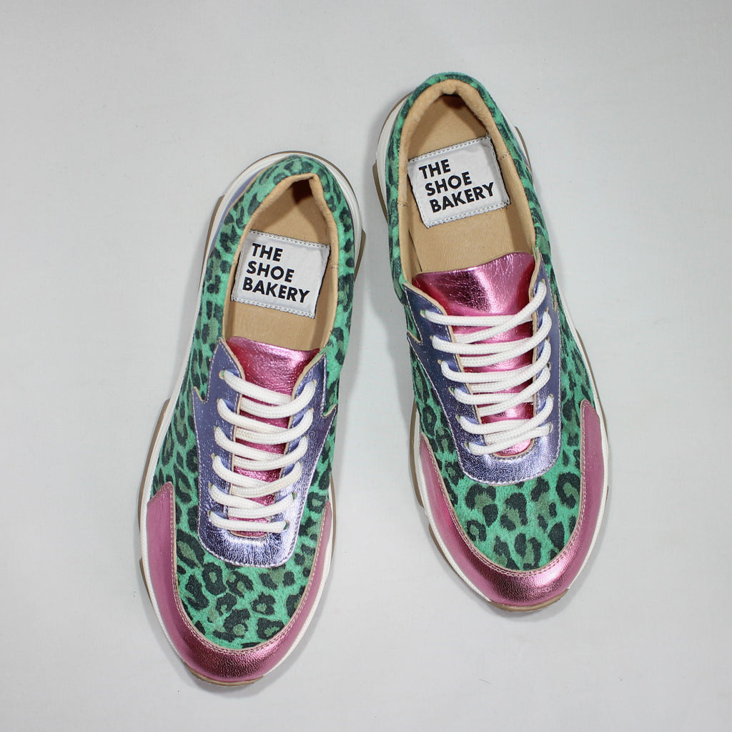 Poppy Sneaker - Leopard/Grön