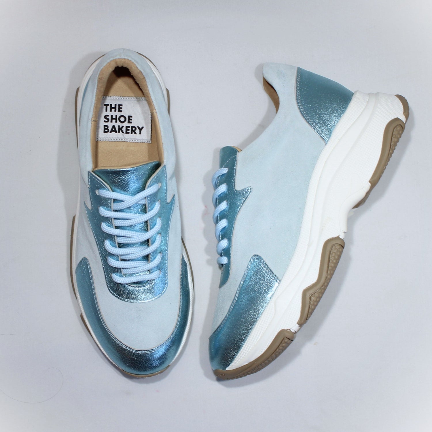 Poppy Sneaker - Blue Suede