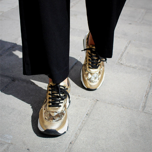 Poppy Sneaker - Guld Glitter